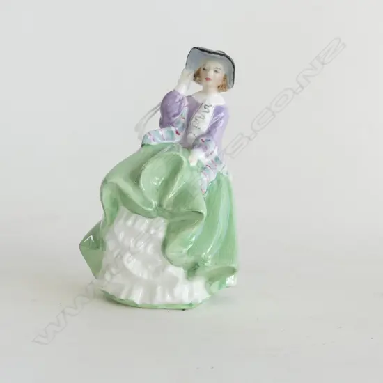 A Royal Doulton figure 'Top o the Hill' miniature, HN2126, ©1937, for the RDICC